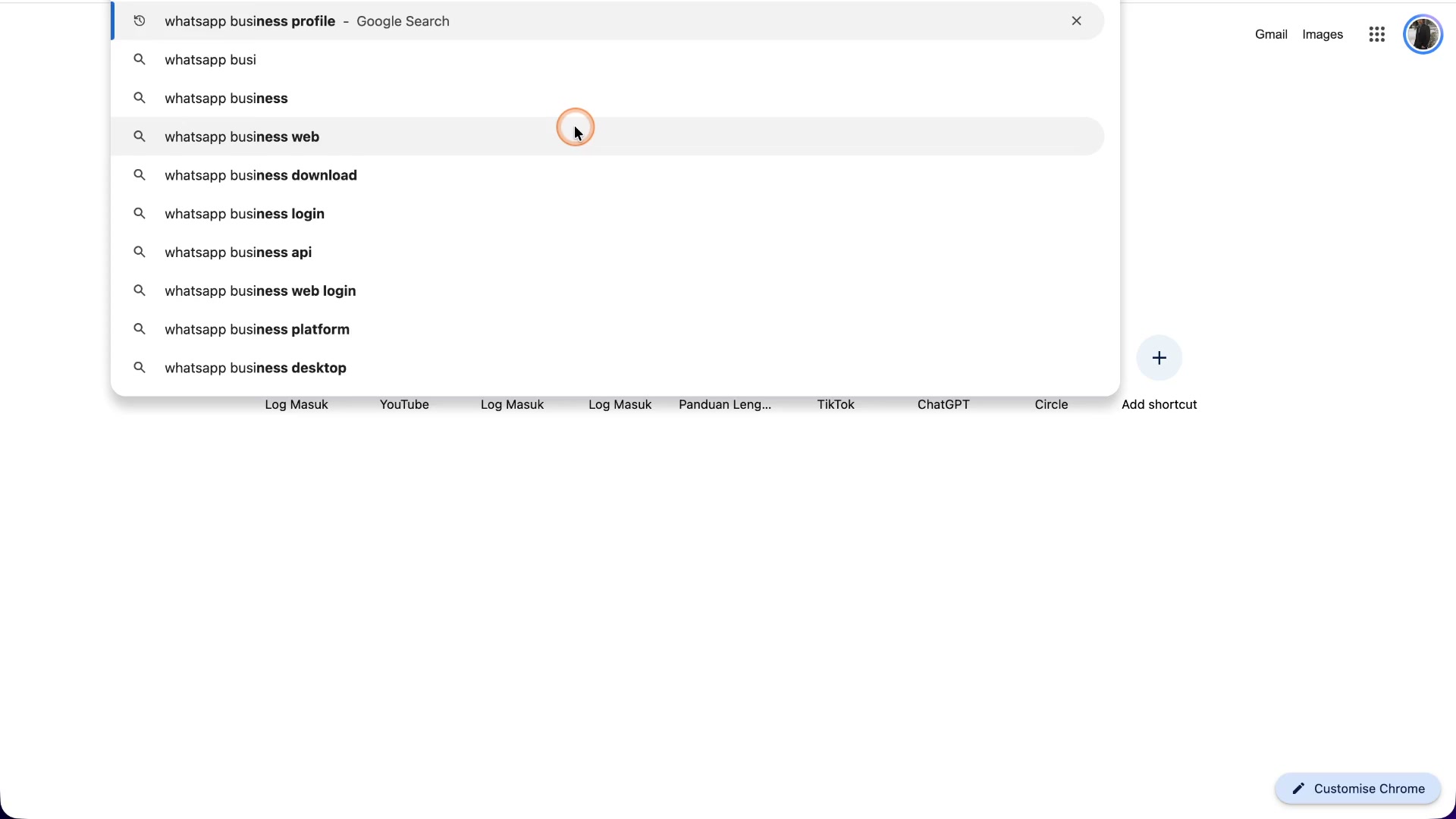 Paparan rakaman pada 00:00:15