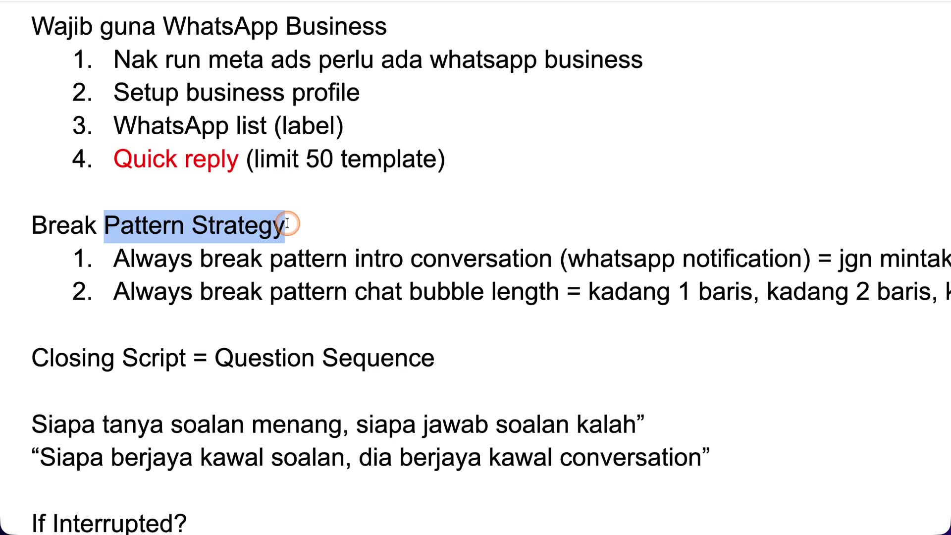 Paparan rakaman pada 00:03:00