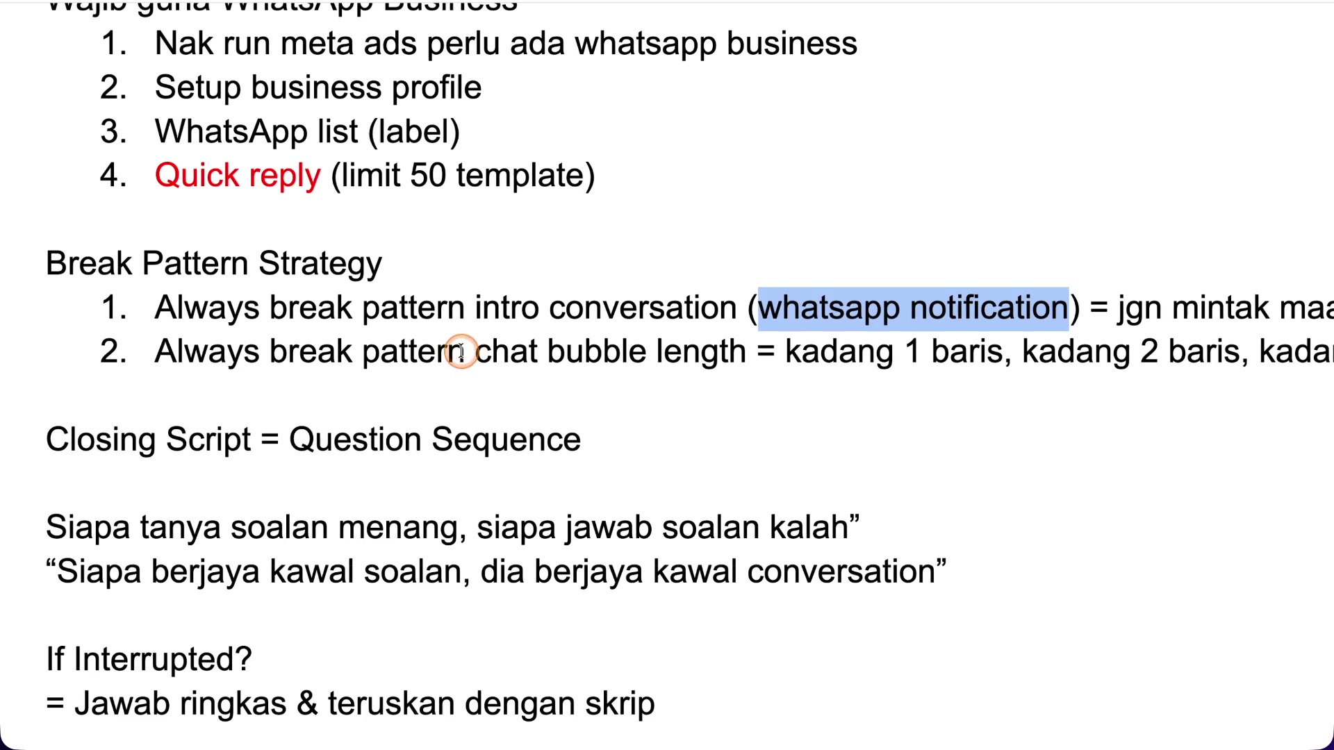 Paparan rakaman pada 00:04:30
