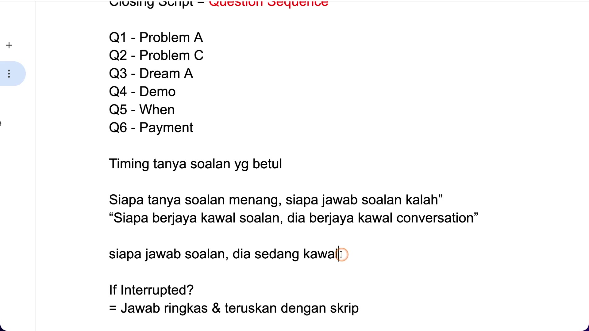 Paparan rakaman pada 00:09:21