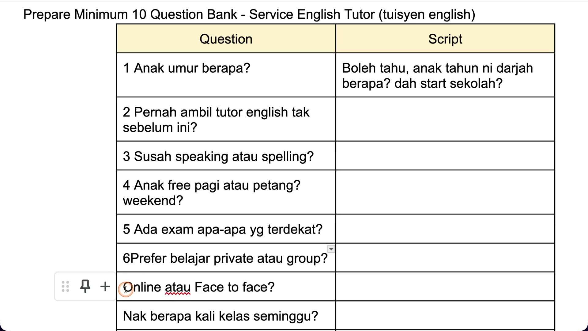 Paparan rakaman pada 00:09:00
