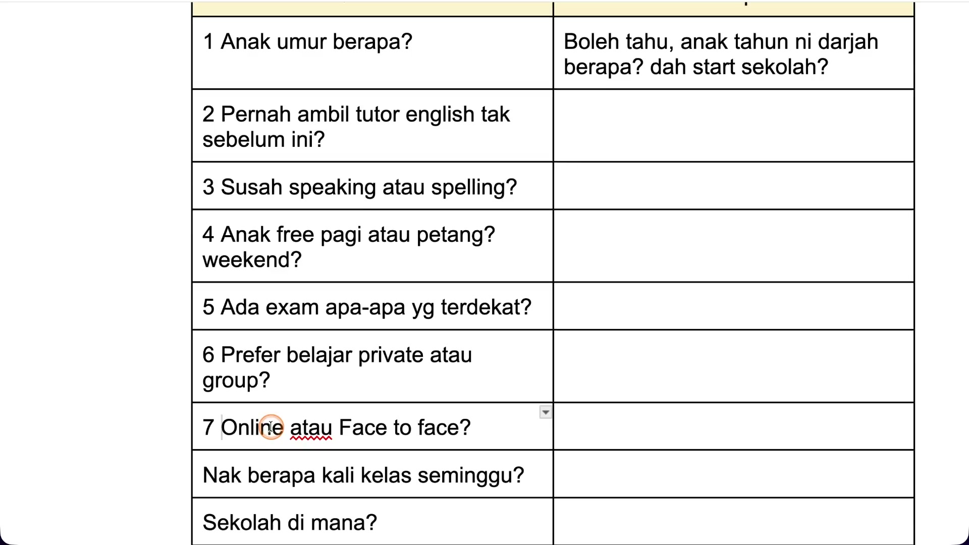 Paparan rakaman pada 00:09:03