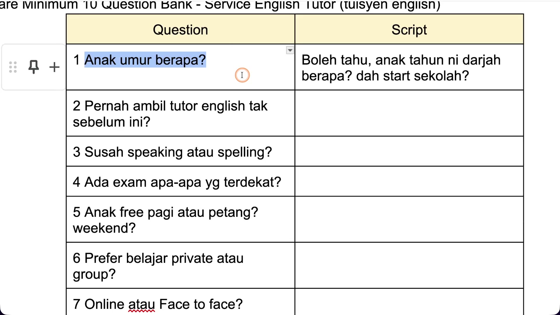 Paparan rakaman pada 00:10:30