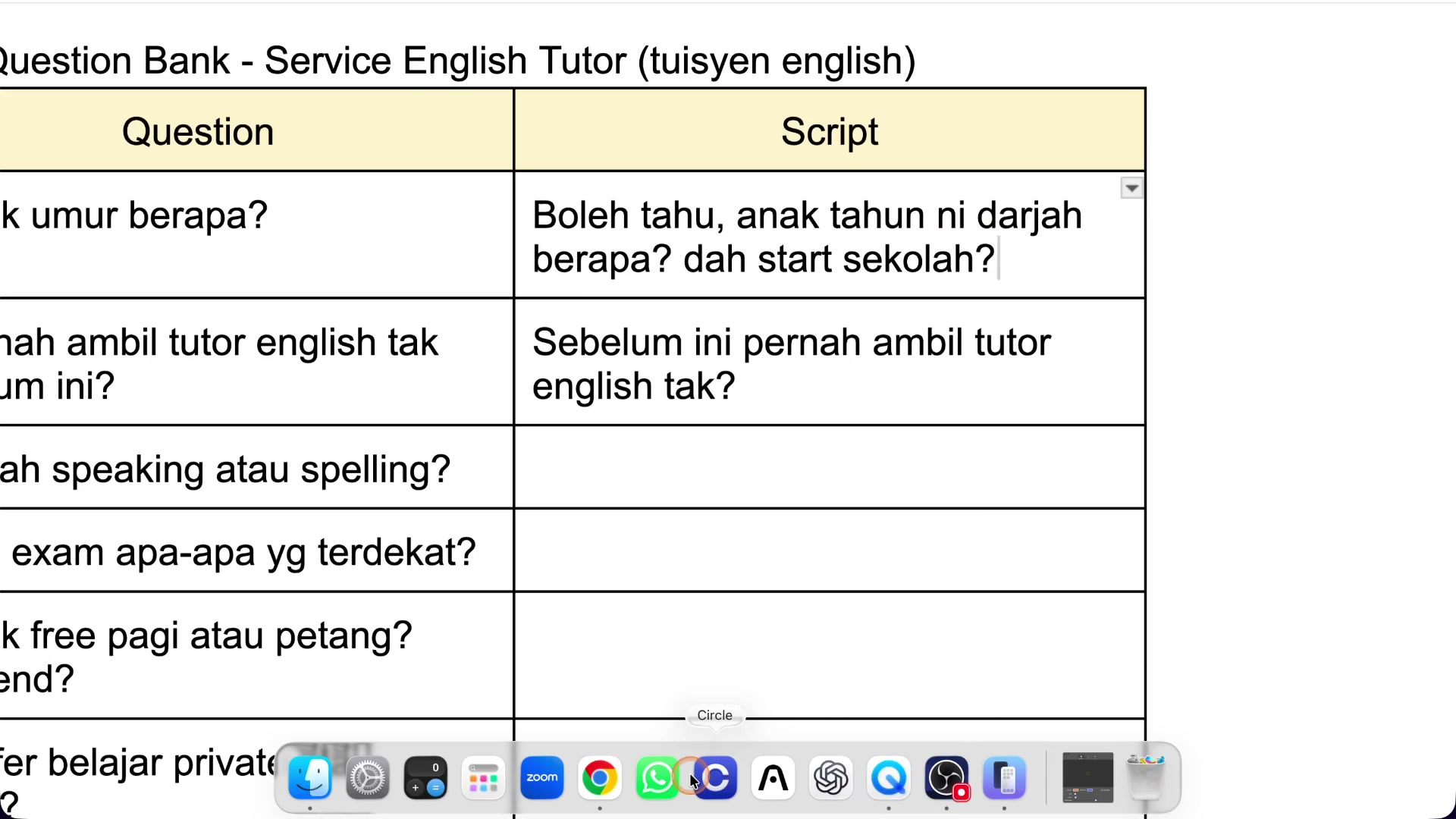 Paparan rakaman pada 00:13:06