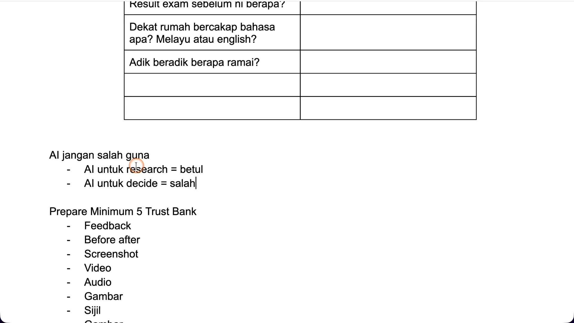 Paparan rakaman pada 00:03:21
