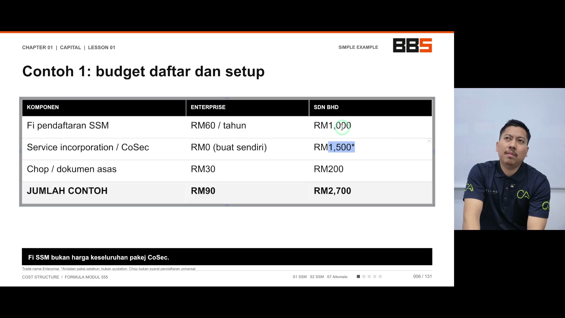 Paparan rakaman pada 00:02:03