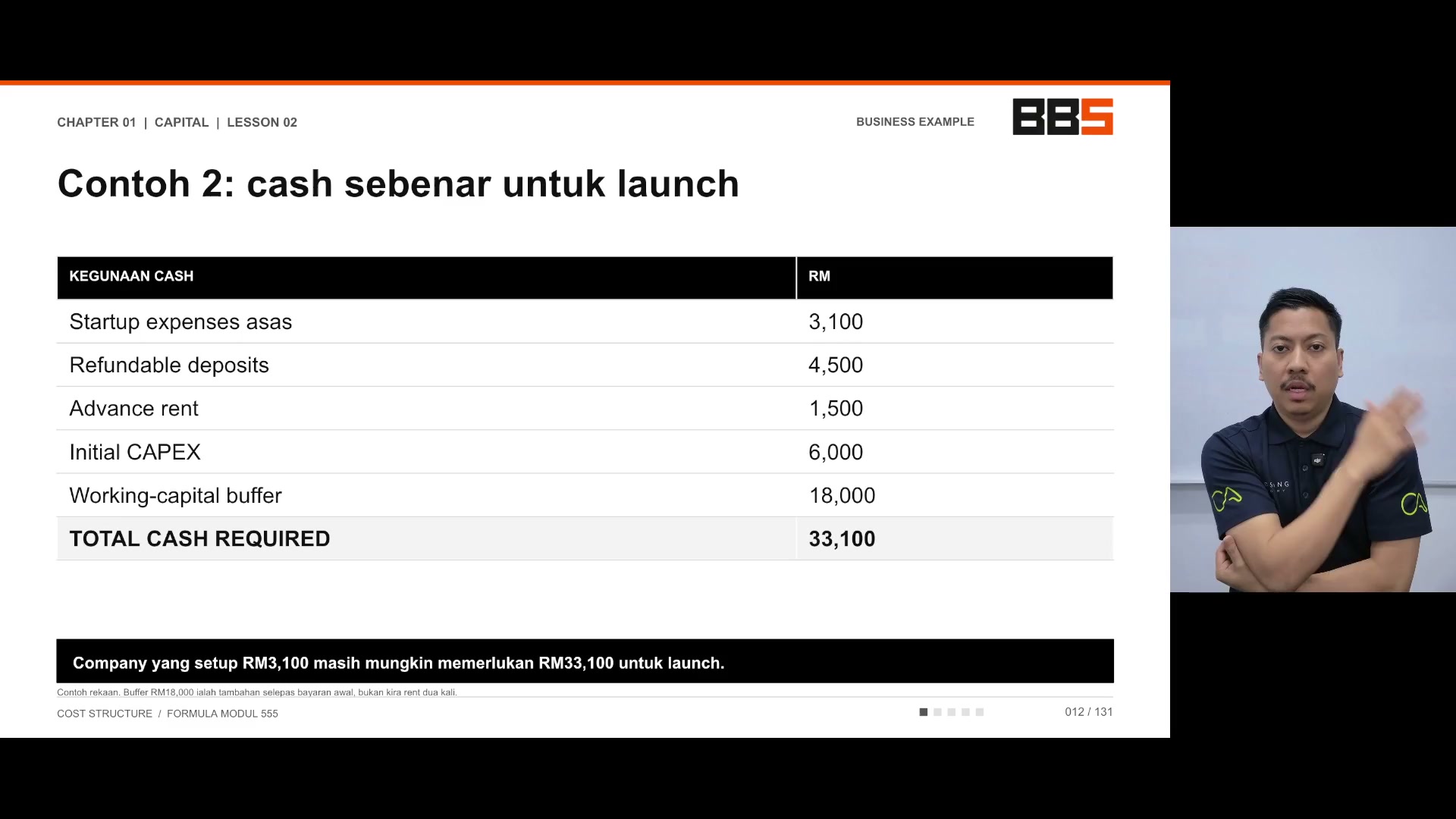 Paparan rakaman pada 00:03:36