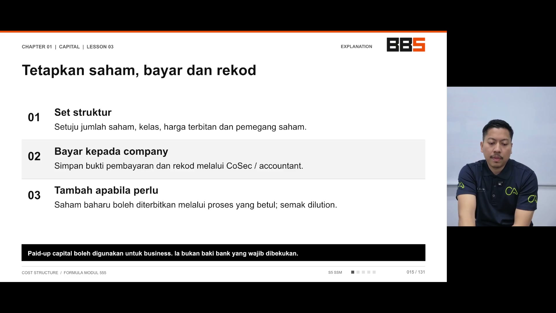 Paparan rakaman pada 00:00:24