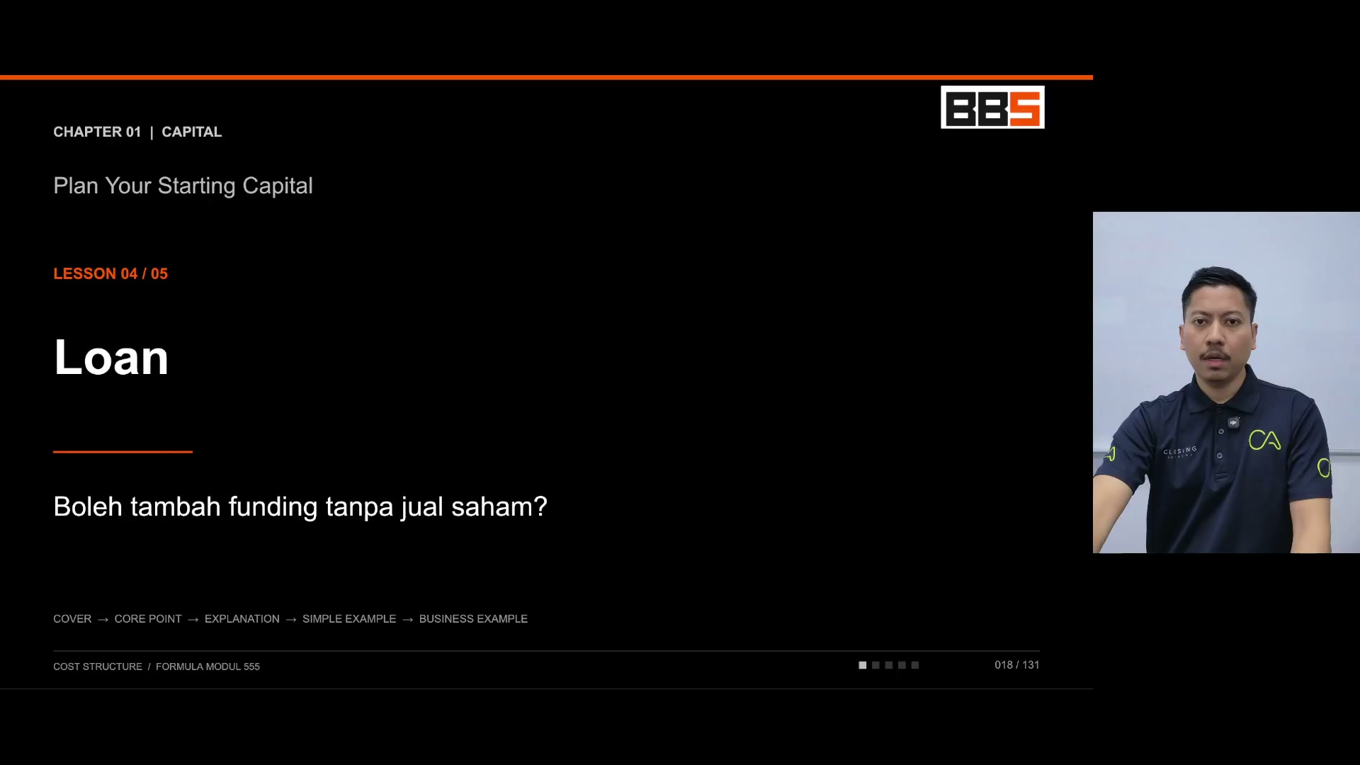 Paparan rakaman pada 00:00:00