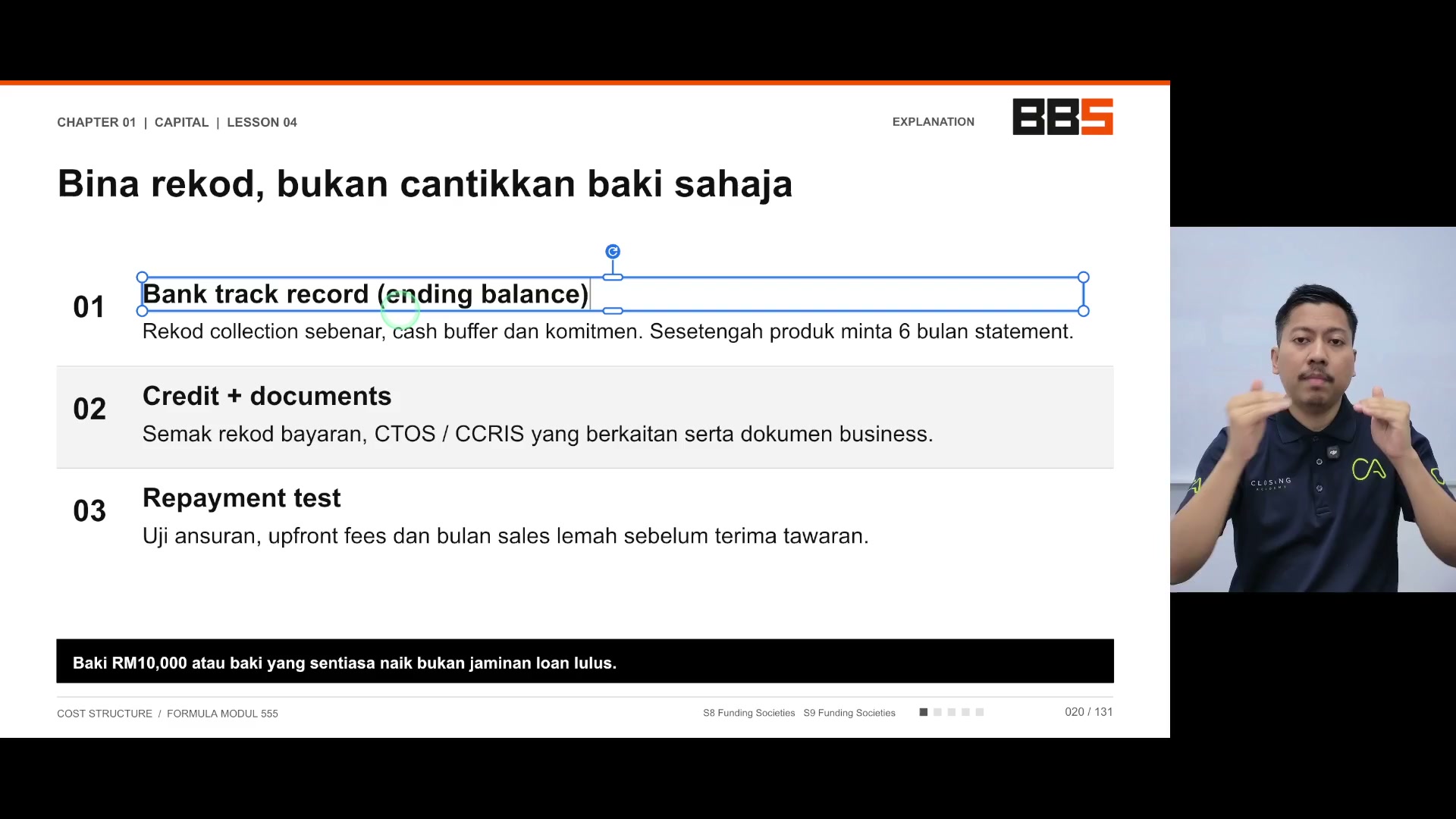 Paparan rakaman pada 00:01:51
