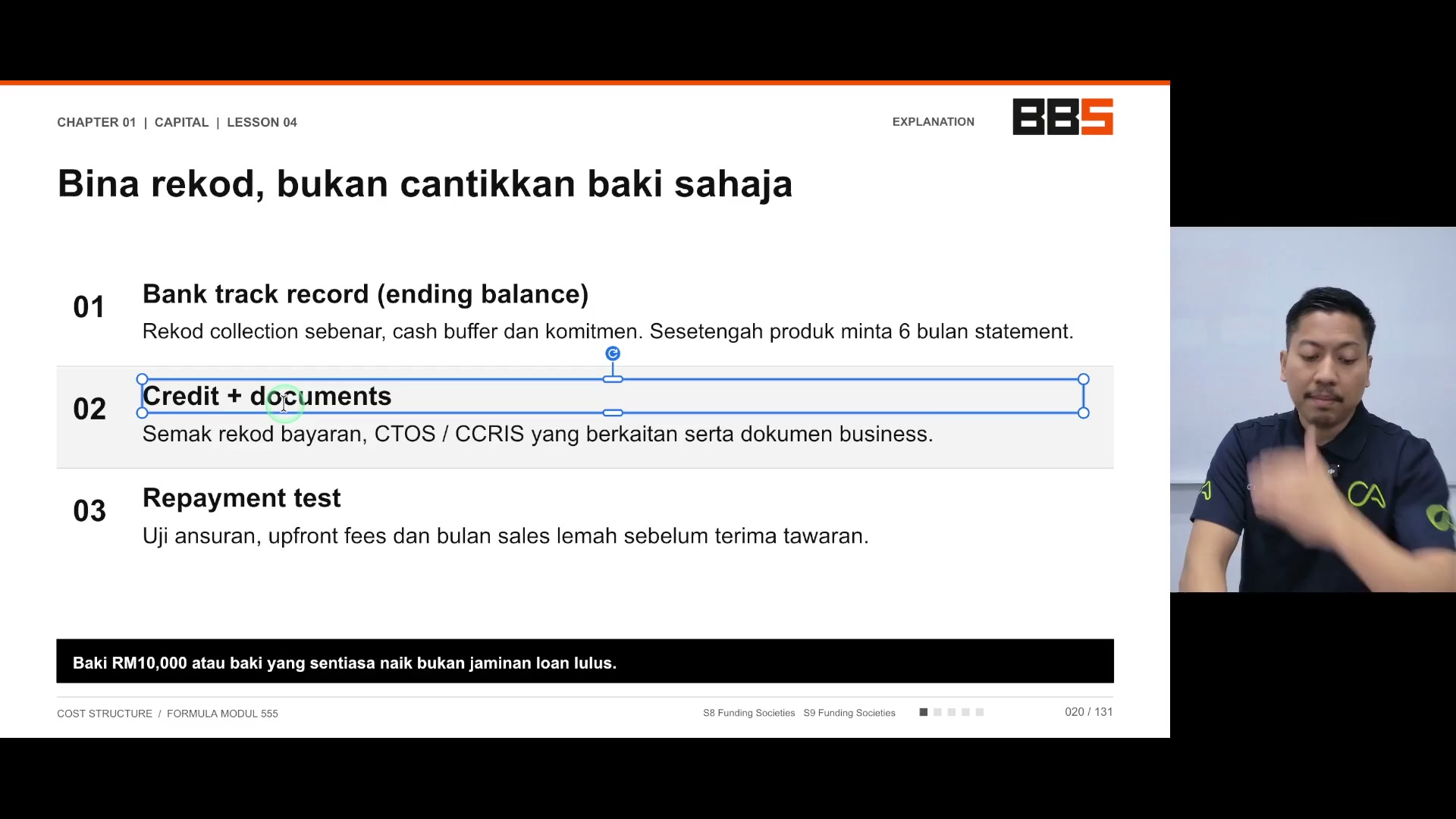 Paparan rakaman pada 00:02:09