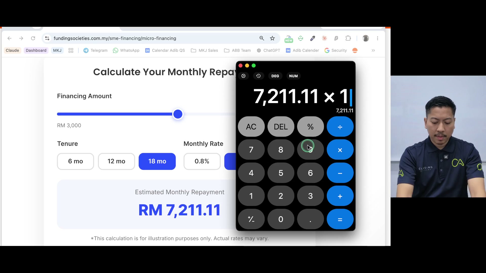 Paparan rakaman pada 00:05:06