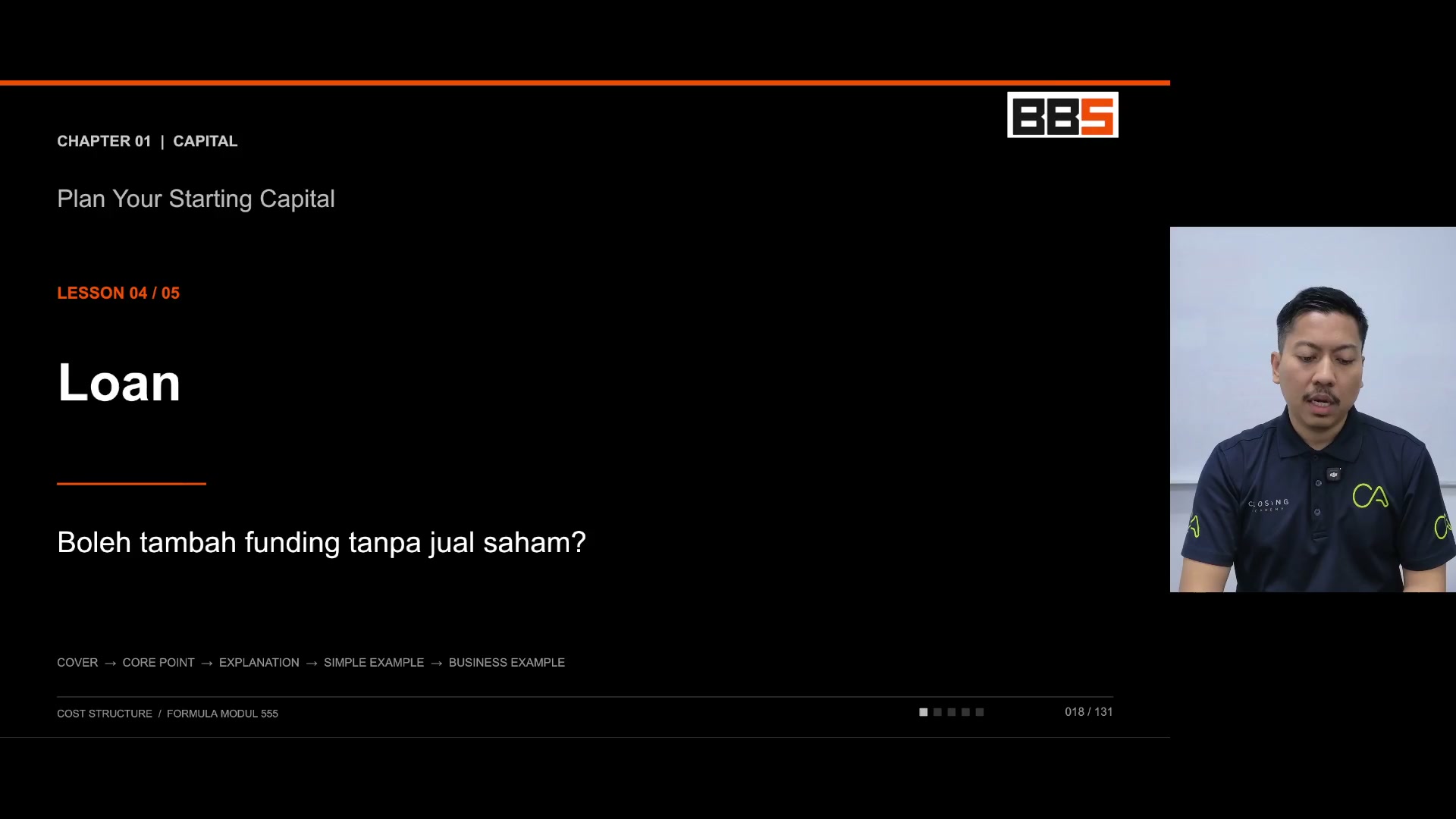 Paparan rakaman pada 00:05:39