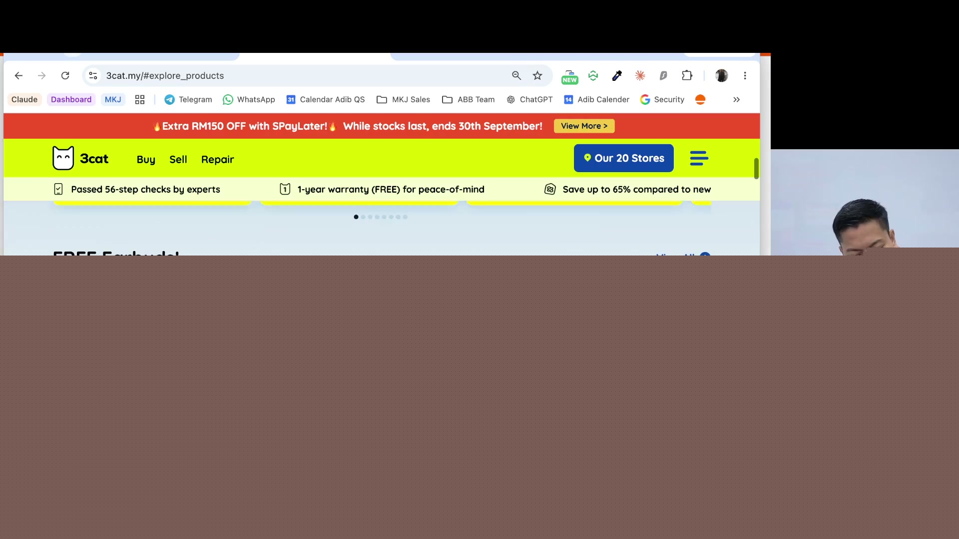 Paparan rakaman pada 00:05:06