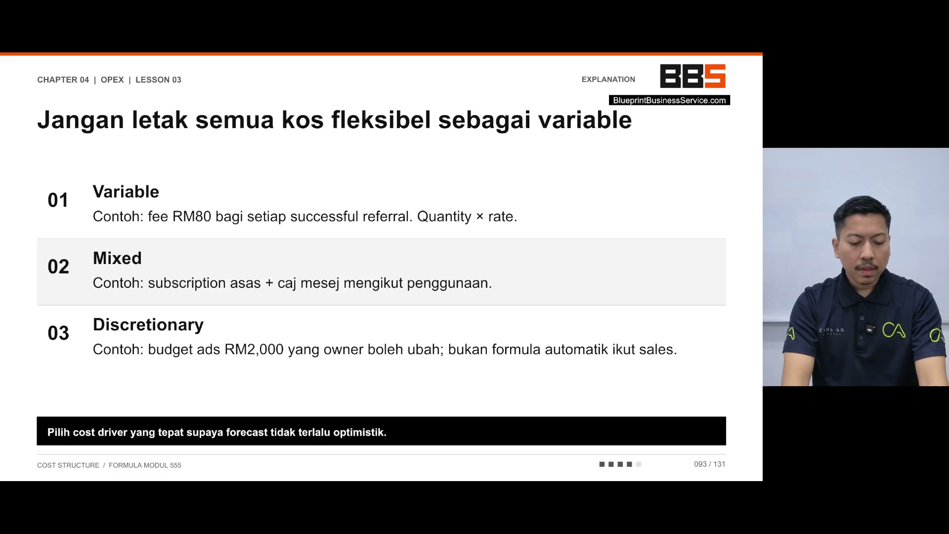 Paparan rakaman pada 00:01:21