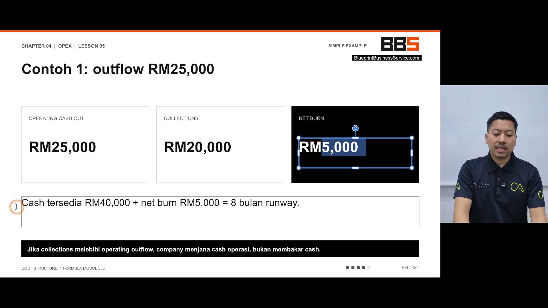 Paparan rakaman pada 00:01:57