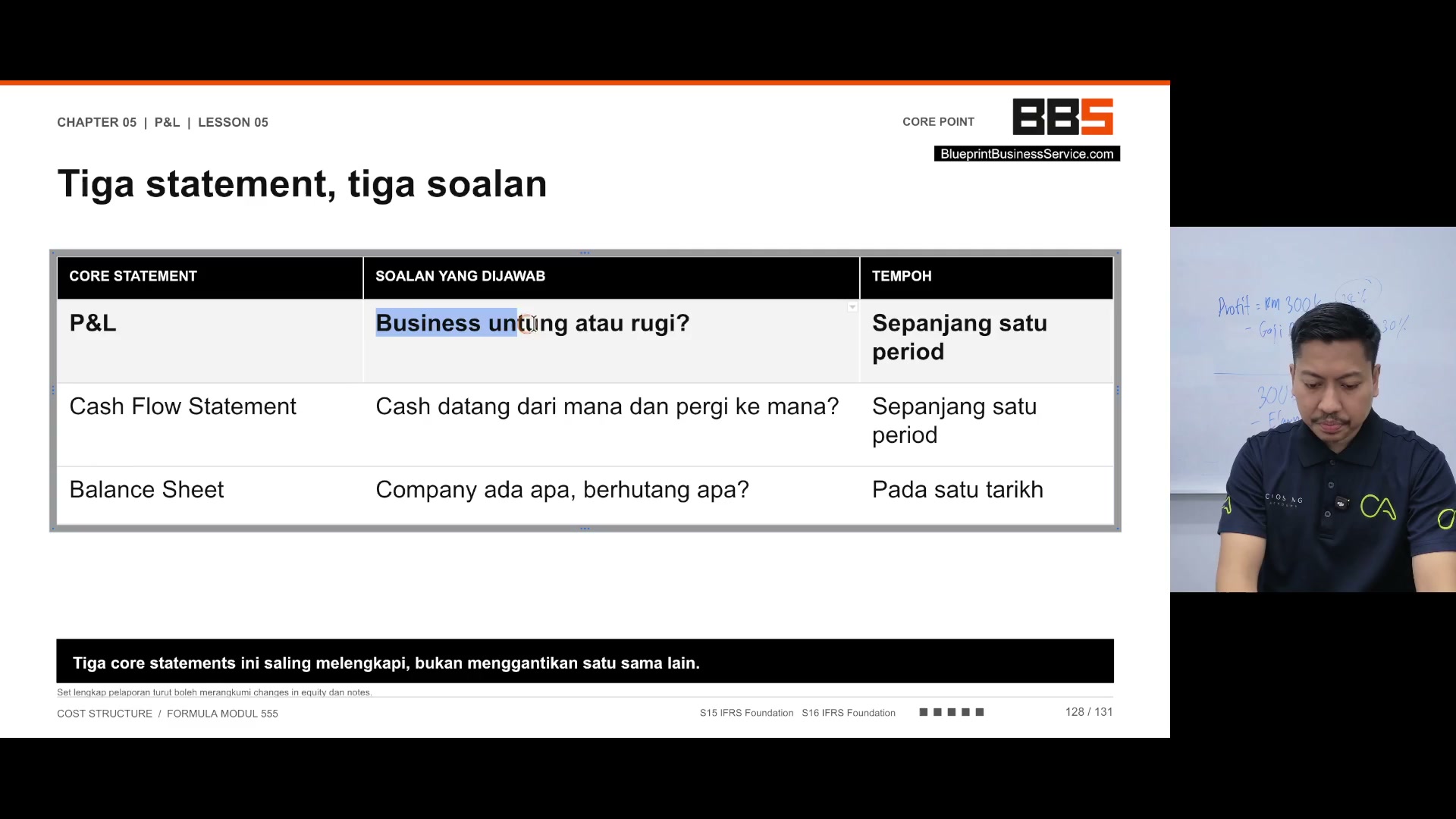 Paparan rakaman pada 00:00:48