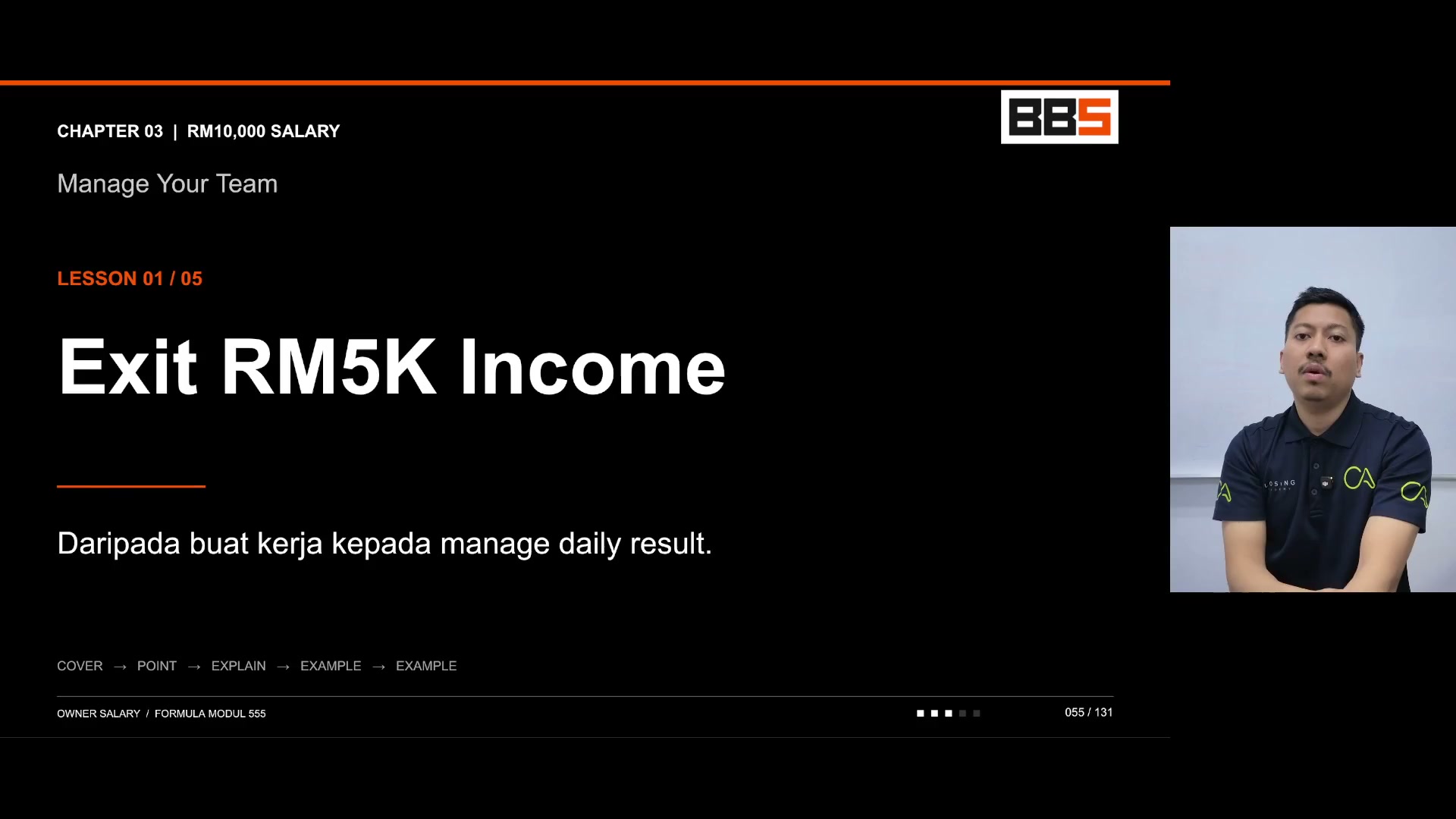 Paparan rakaman pada 00:01:18