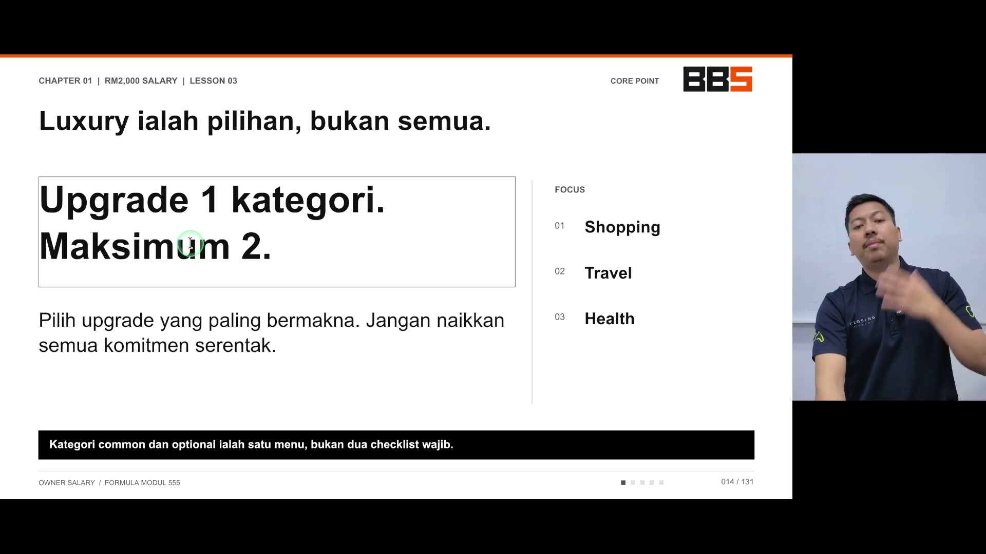 Paparan rakaman pada 00:00:09