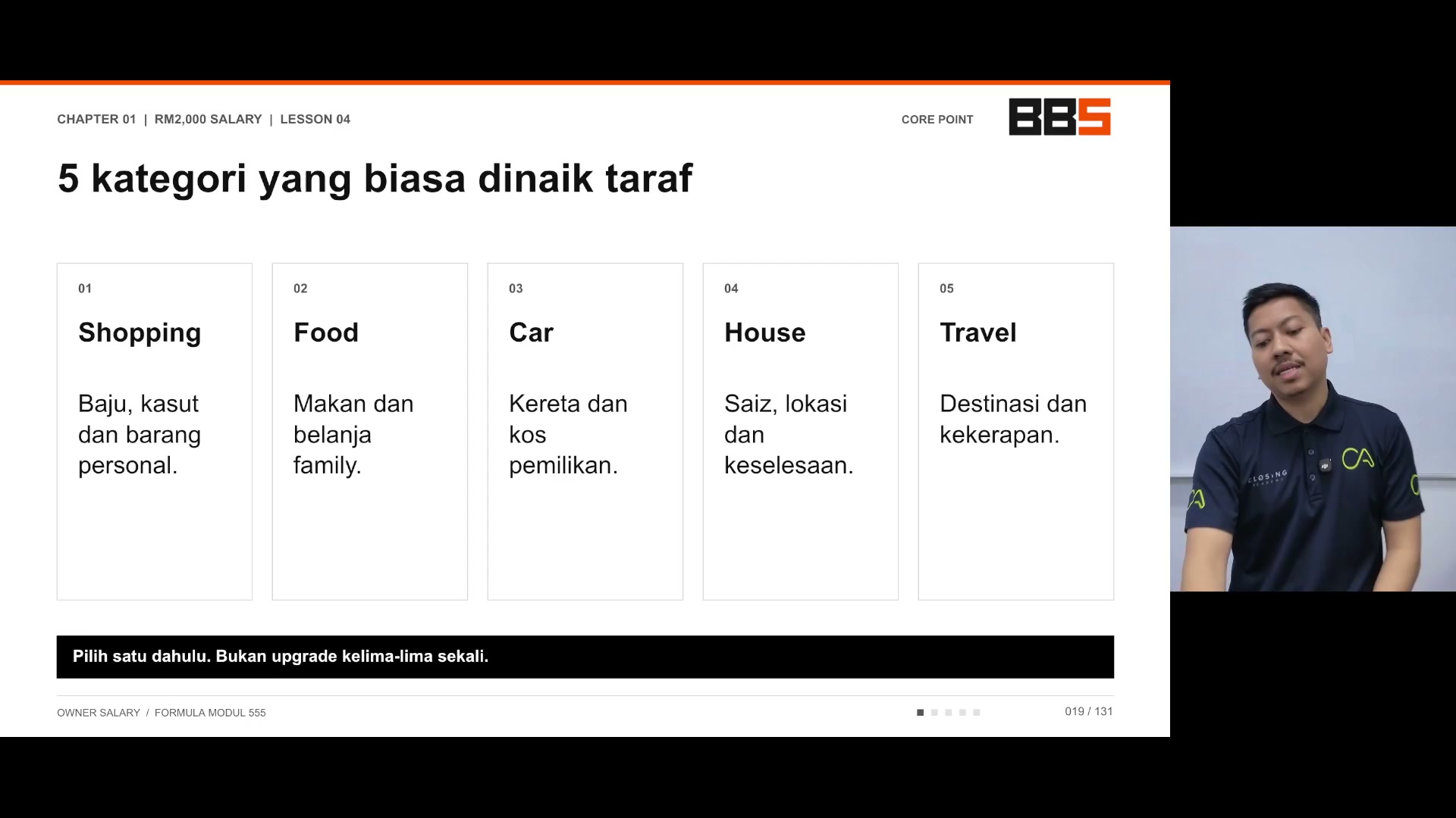 Paparan rakaman pada 00:01:57