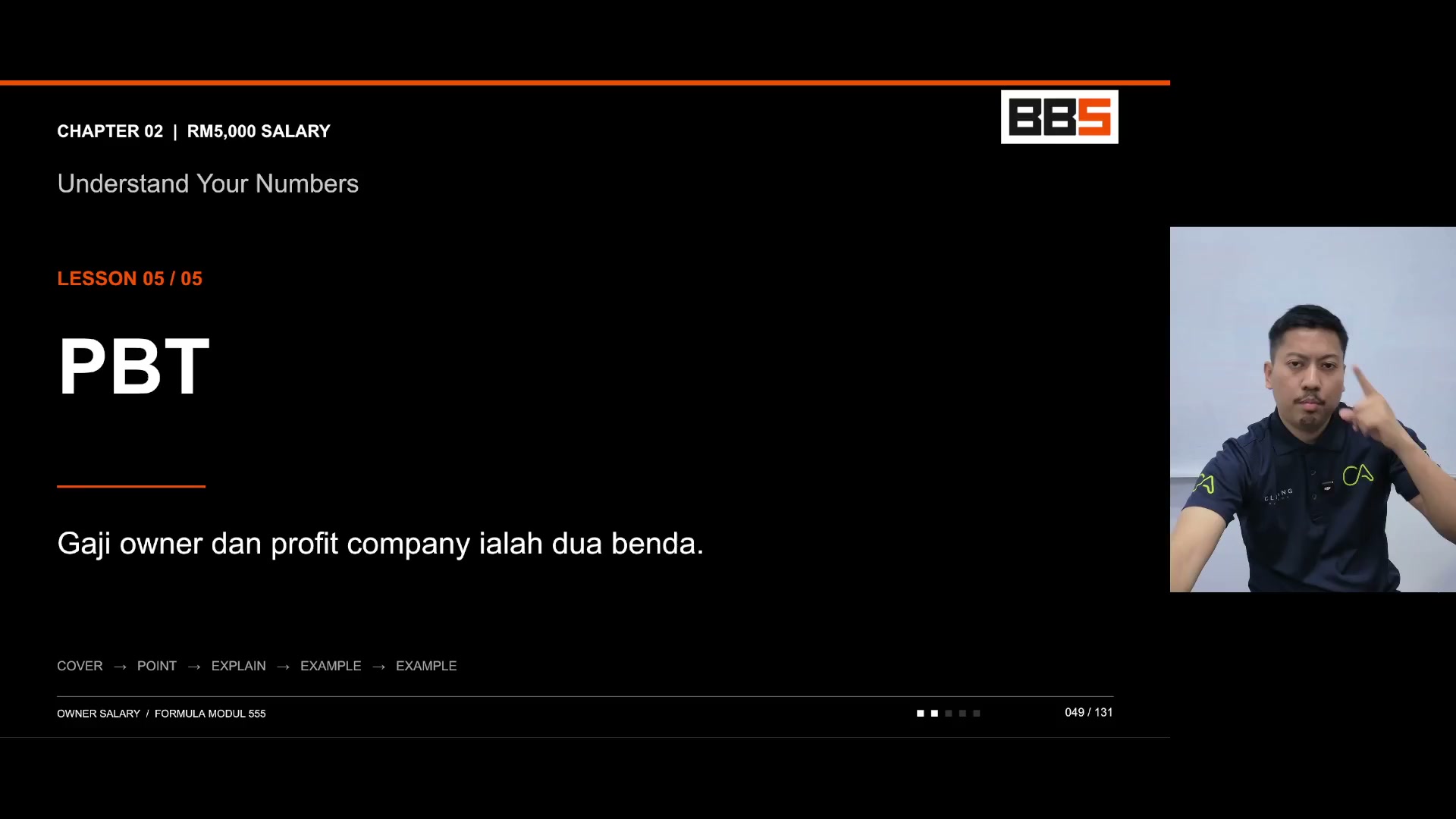 Paparan rakaman pada 00:00:00