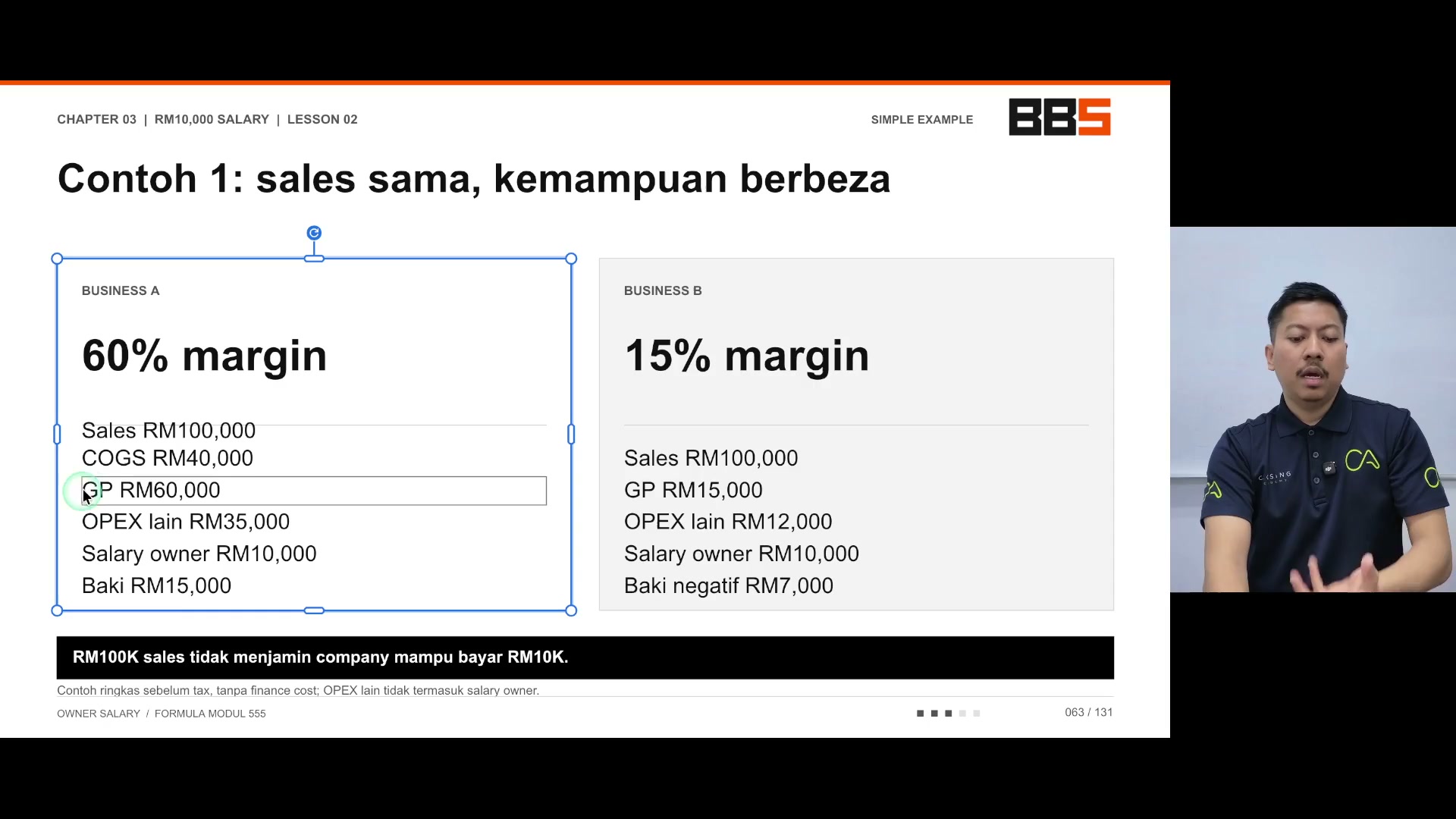 Paparan rakaman pada 00:03:24