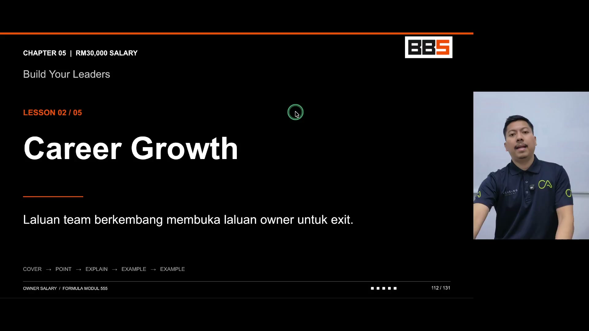 Paparan rakaman pada 00:00:00