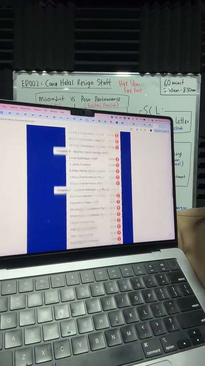 Paparan rakaman pada 00:56:21