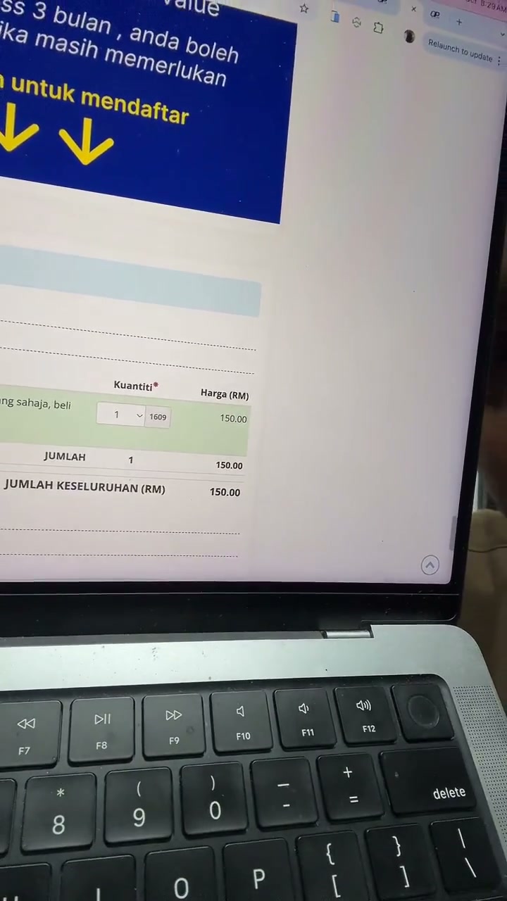 Paparan rakaman pada 01:04:46