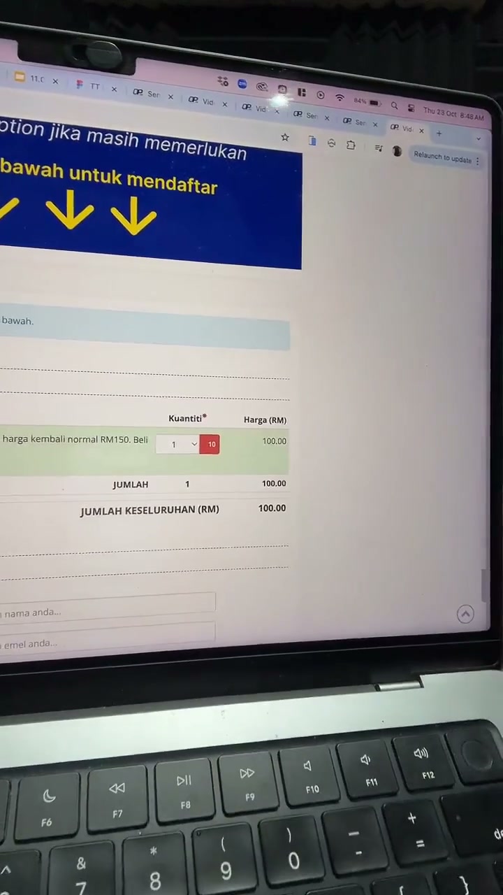 Paparan rakaman pada 01:01:15