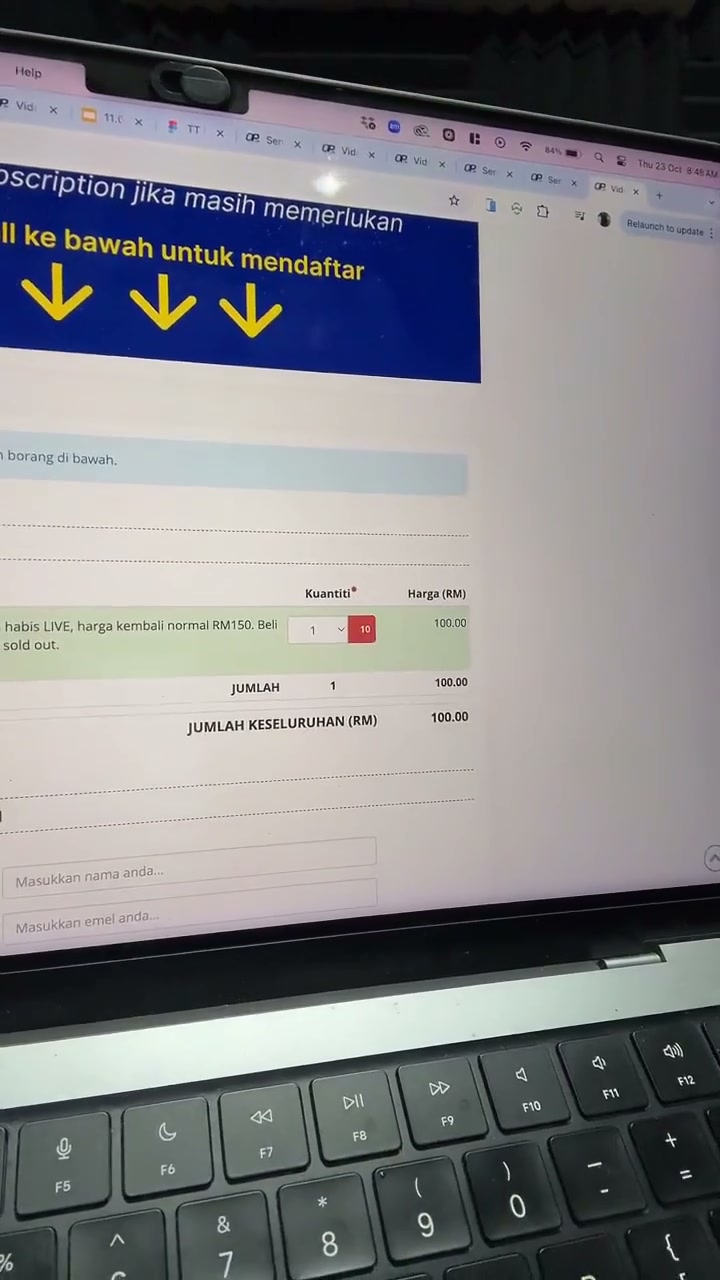 Paparan rakaman pada 01:01:18