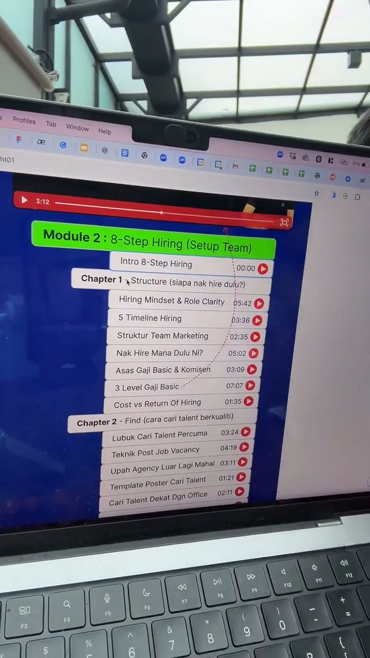 Paparan rakaman pada 00:58:41