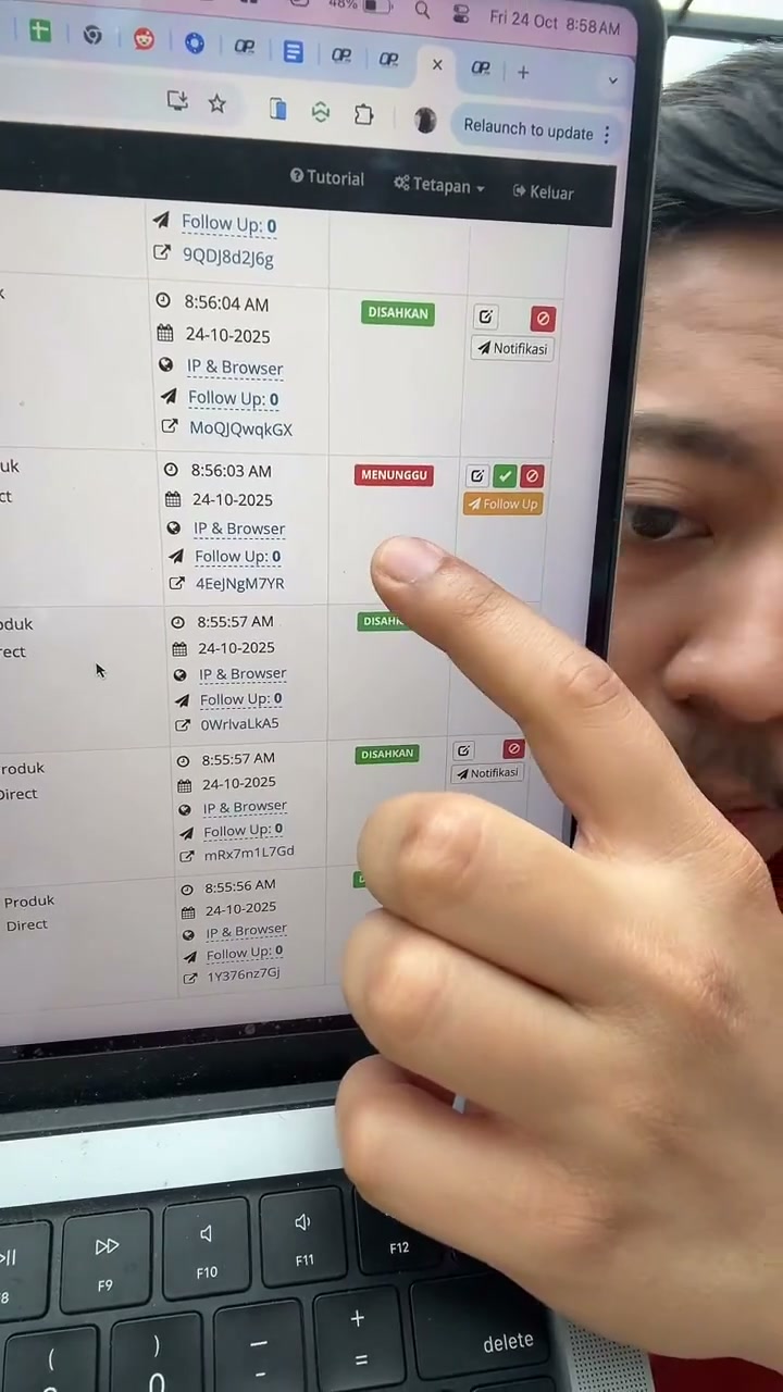 Paparan rakaman pada 01:06:03