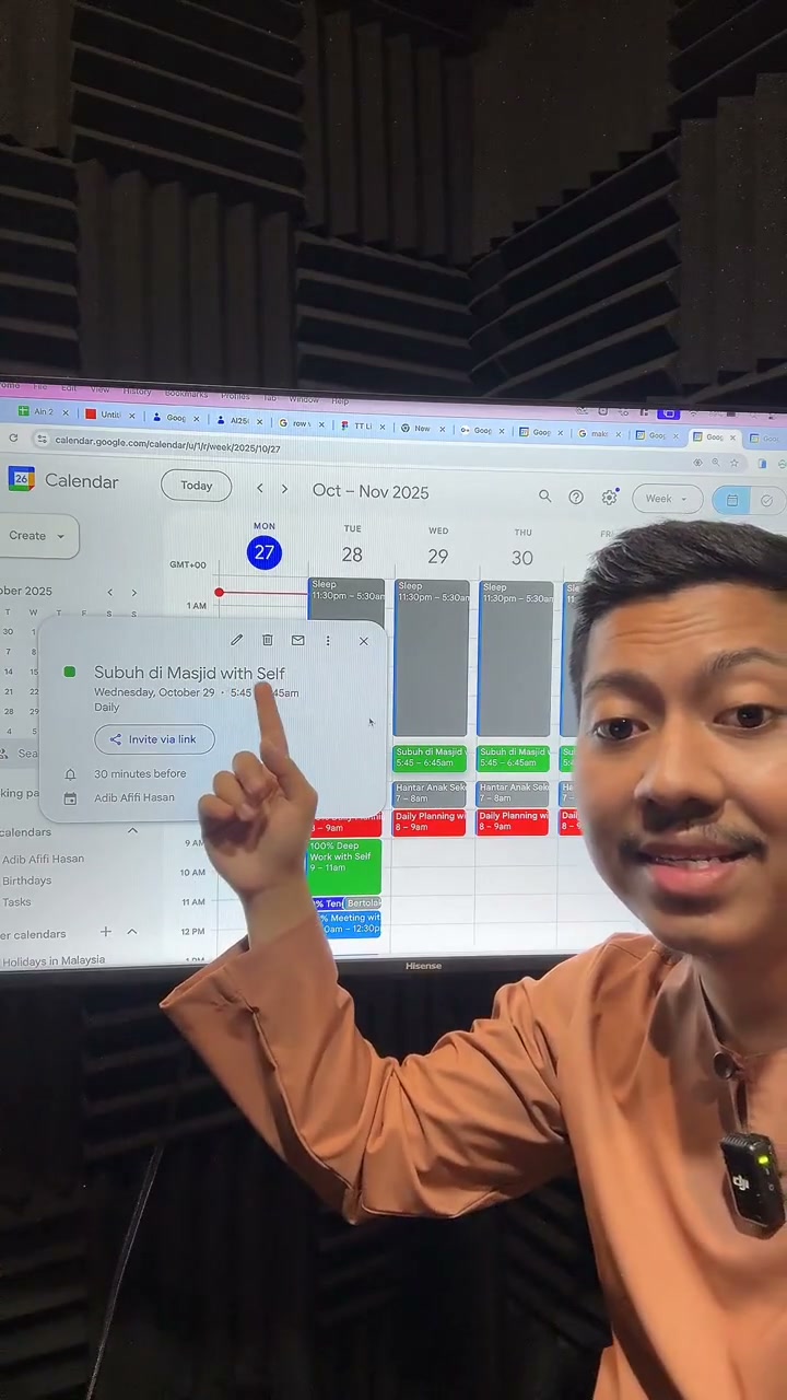 Paparan rakaman pada 00:52:17