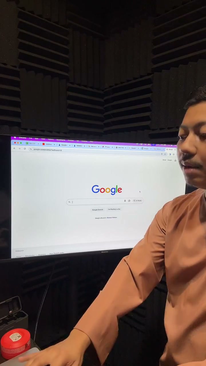 Paparan rakaman pada 00:07:03