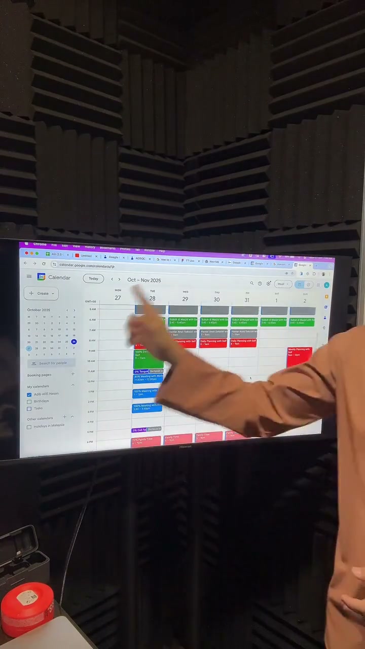 Paparan rakaman pada 00:08:00