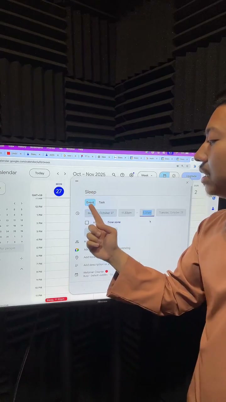 Paparan rakaman pada 00:22:31