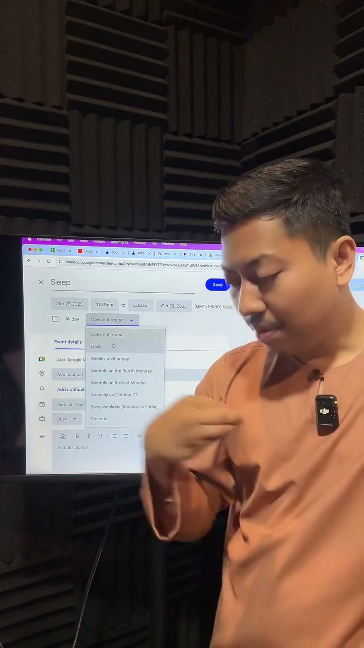 Paparan rakaman pada 00:24:55