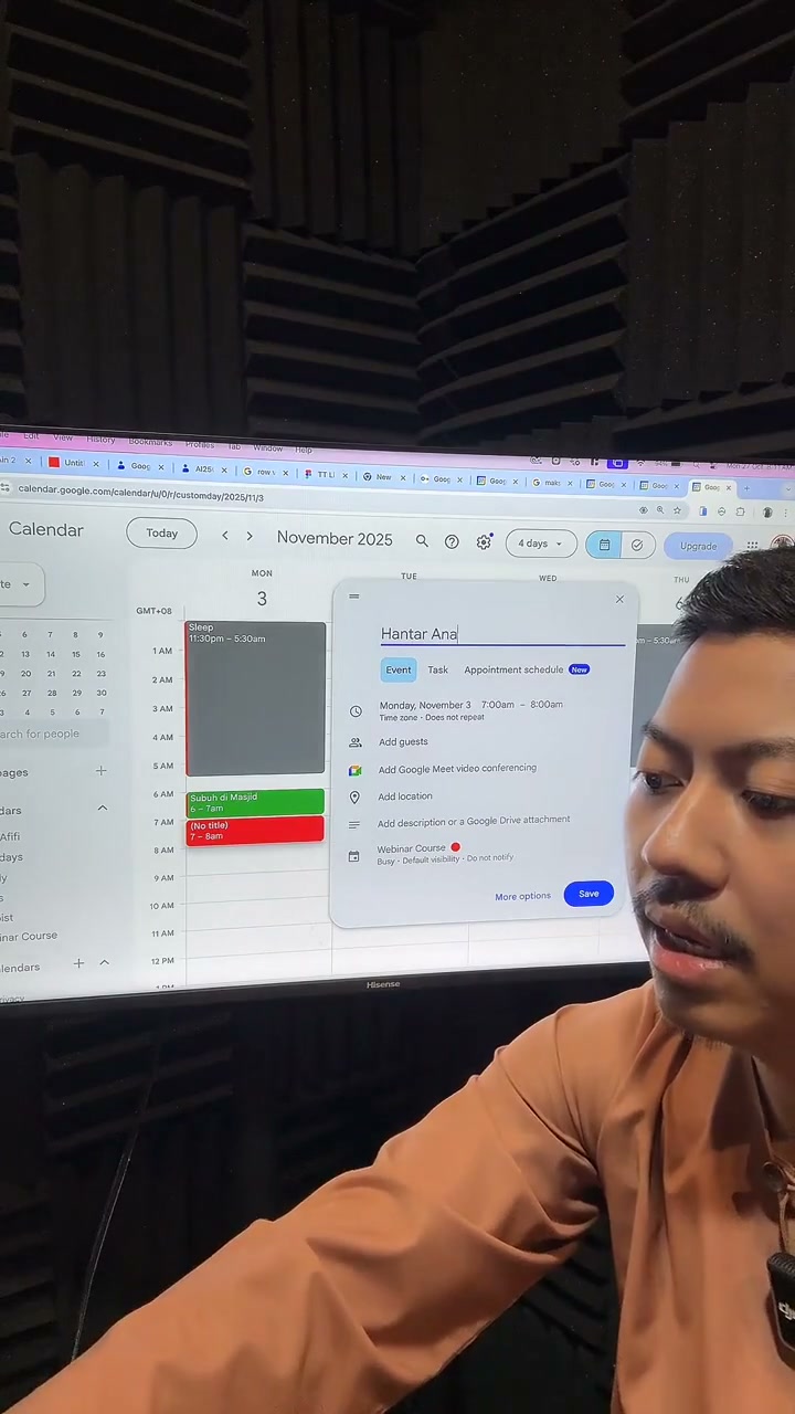 Paparan rakaman pada 00:30:49