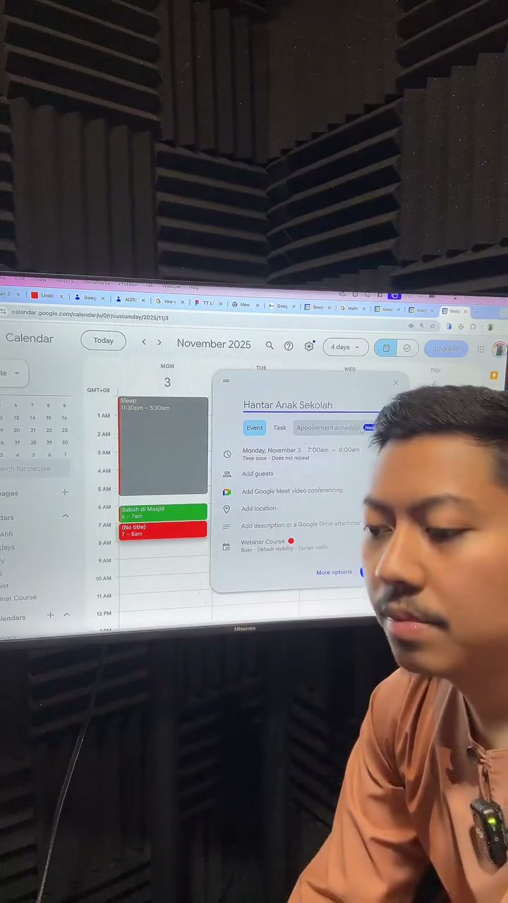 Paparan rakaman pada 00:31:07