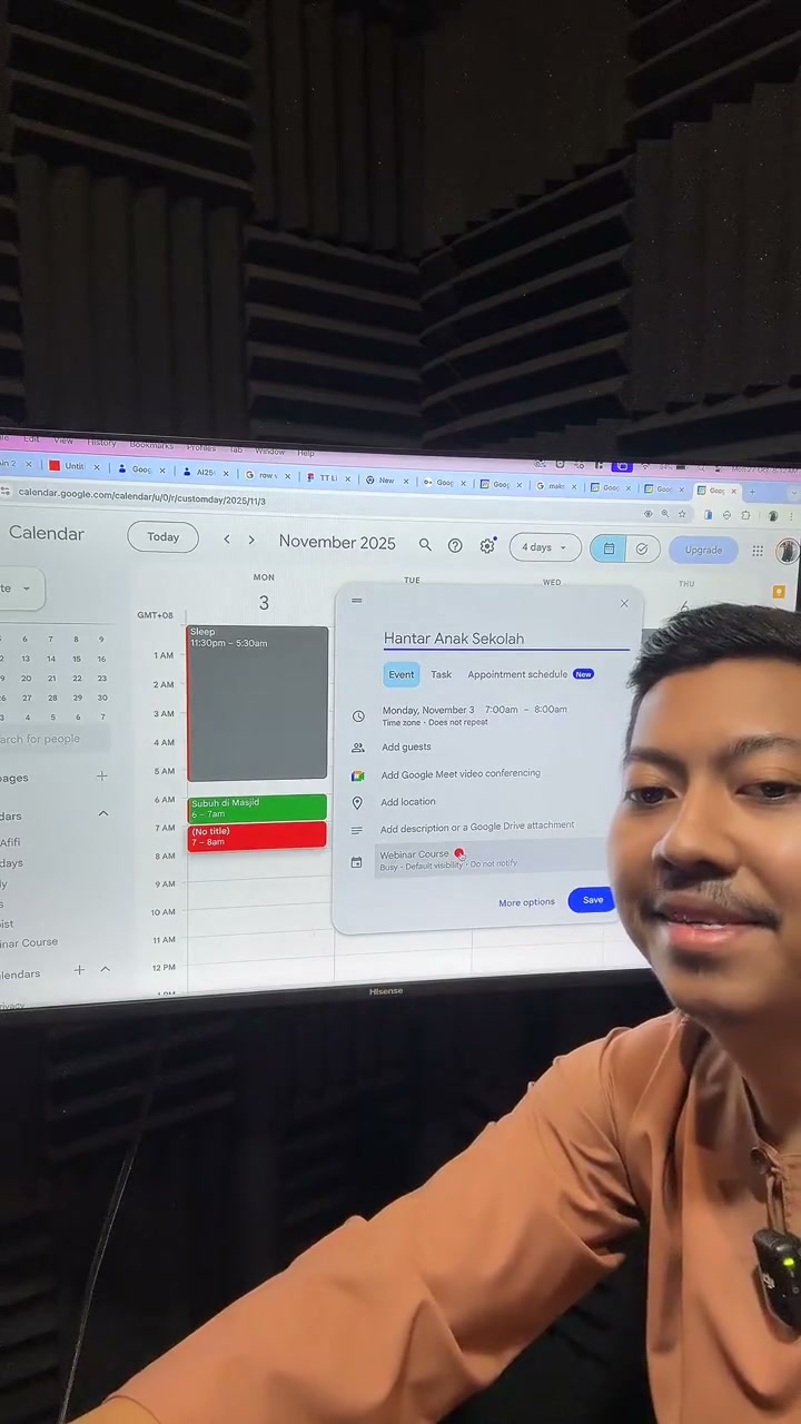 Paparan rakaman pada 00:31:25