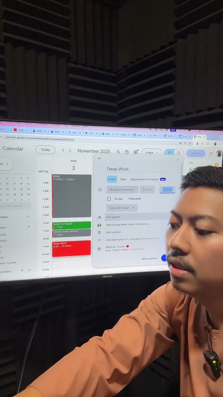 Paparan rakaman pada 00:33:13