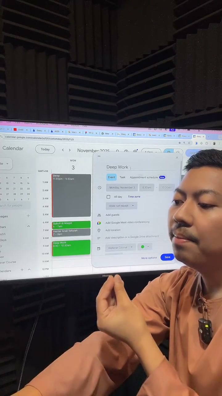 Paparan rakaman pada 00:33:31
