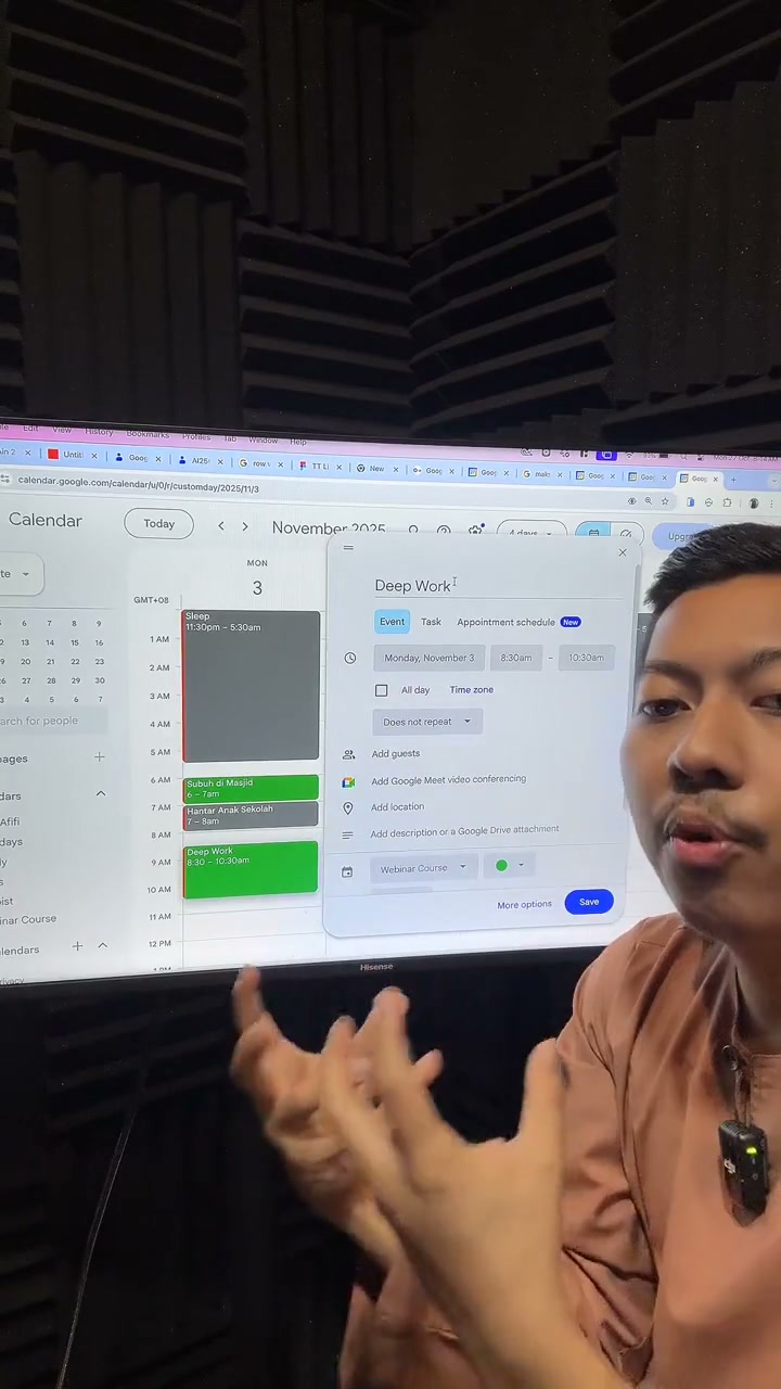 Paparan rakaman pada 00:33:40