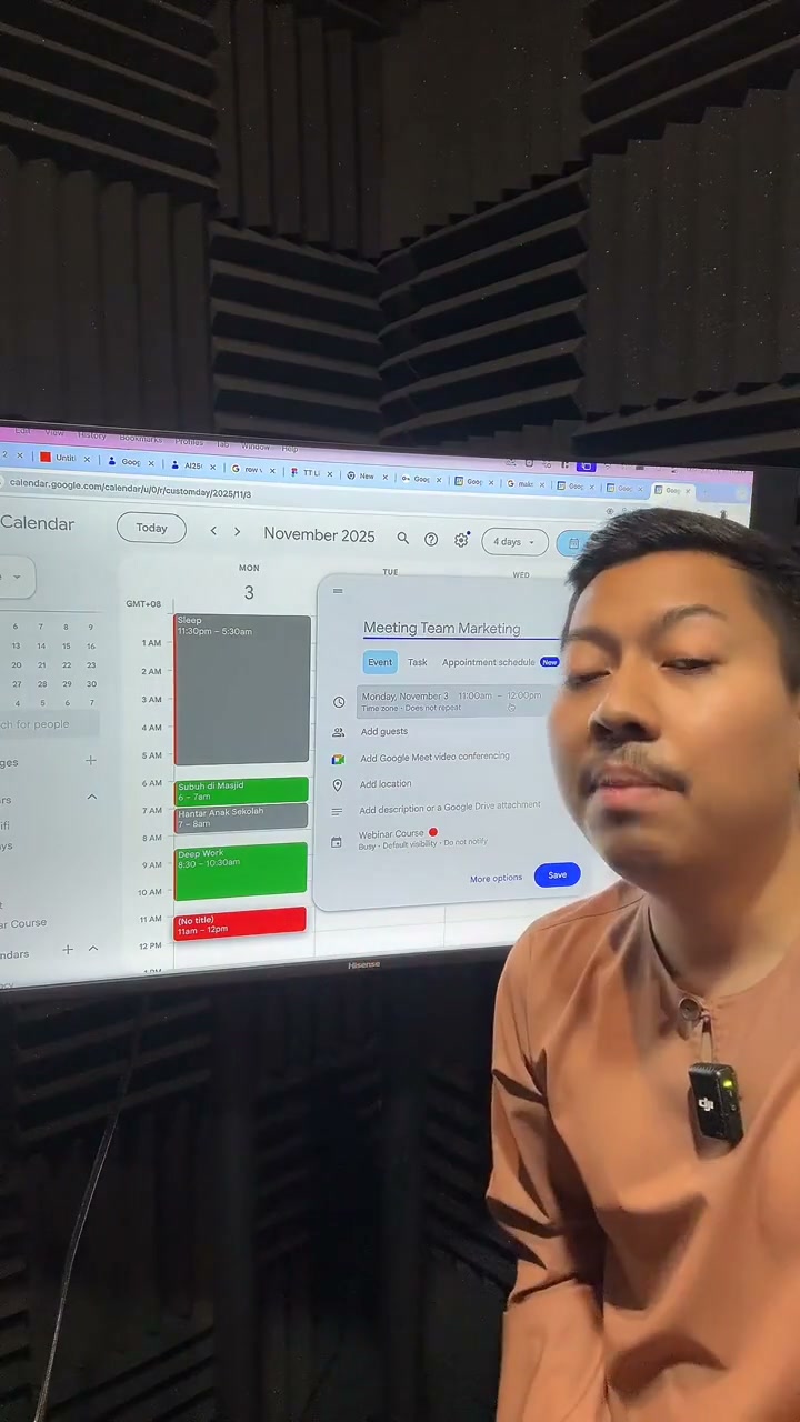 Paparan rakaman pada 00:35:01