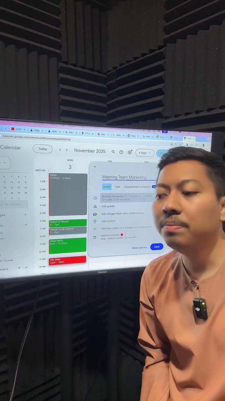 Paparan rakaman pada 00:35:07