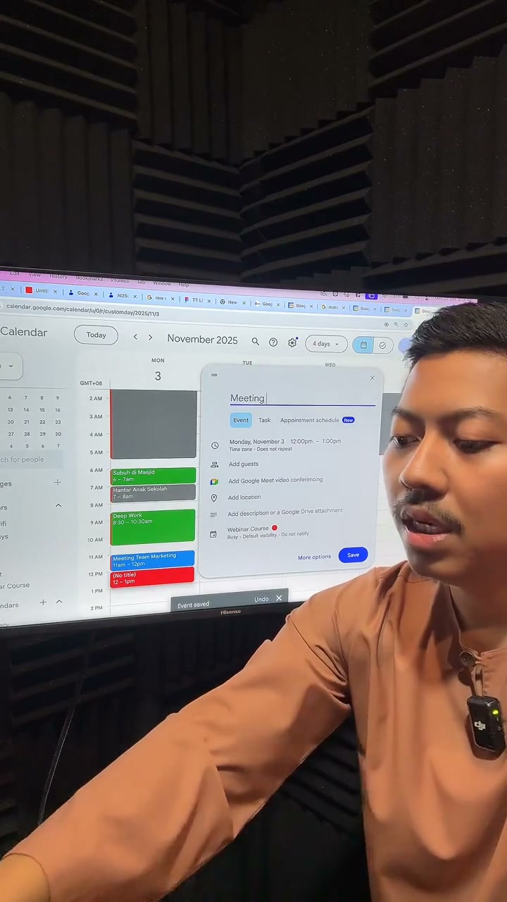 Paparan rakaman pada 00:35:37