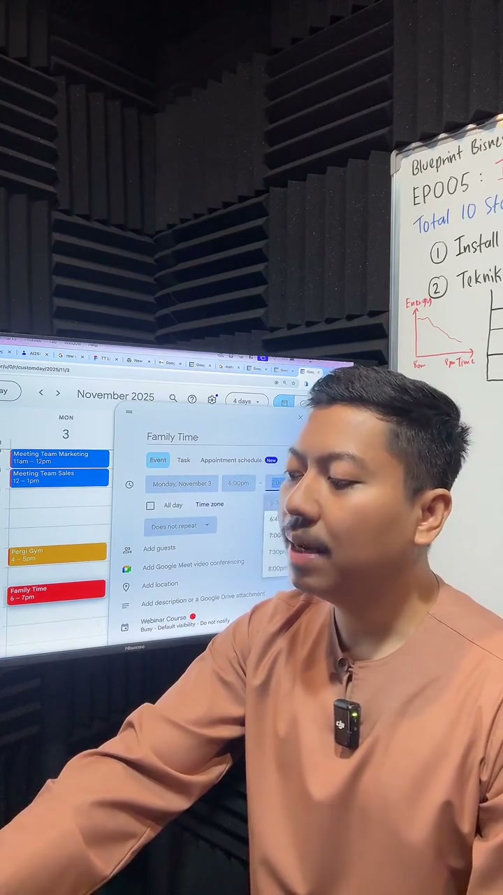 Paparan rakaman pada 00:40:47