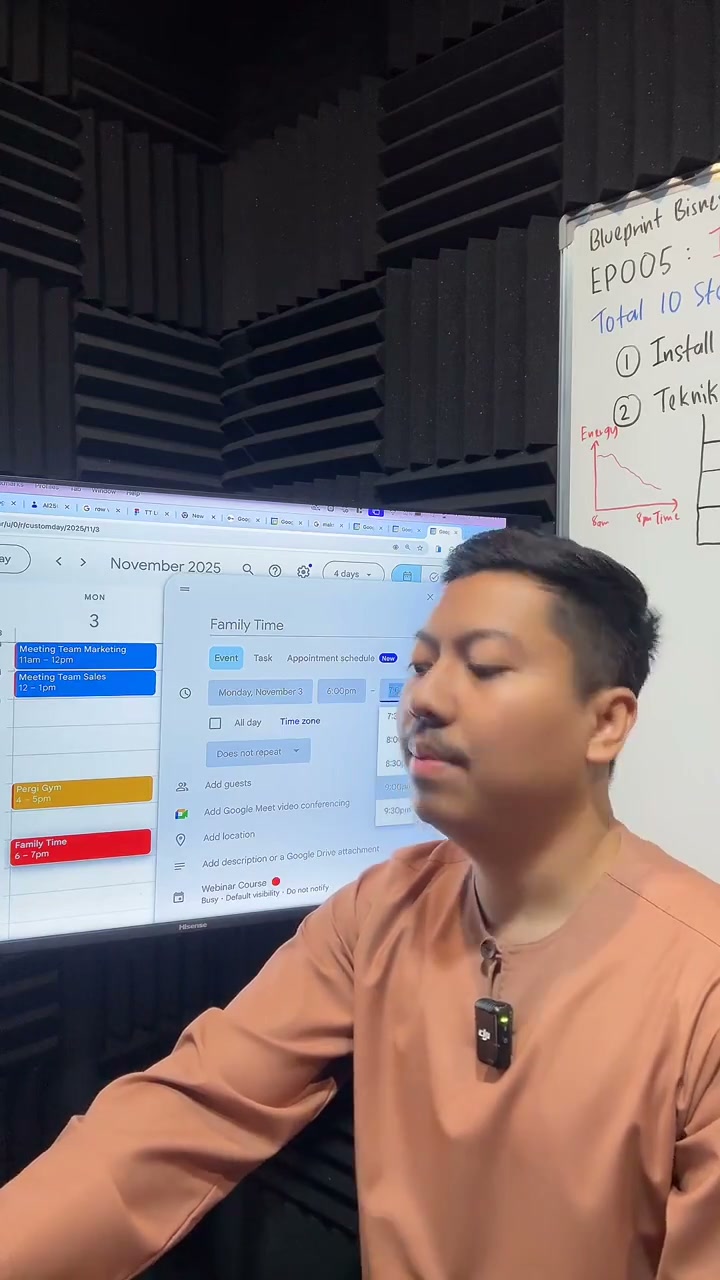 Paparan rakaman pada 00:40:50