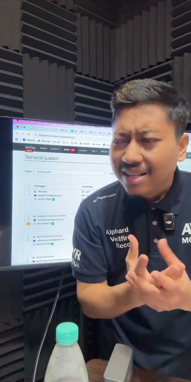 Paparan rakaman pada 00:57:03